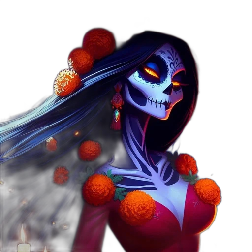 mask, jewelry, flower, creature transparent PNG cut-out