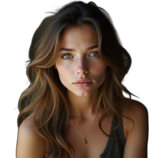 face, jewelry, hair, crown transparent PNG cut-out