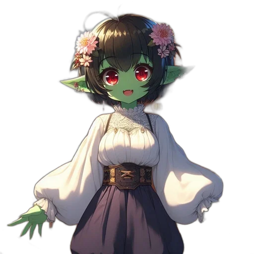 staff, flower, mask, creature transparent PNG cut-out