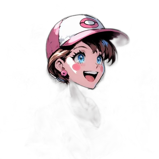 hat, face, staff, creature transparent PNG cut-out