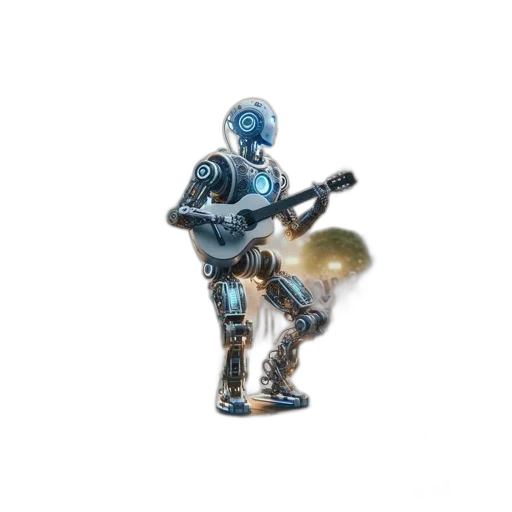 robot, weapon, 3d render, concept art transparent PNG cut-out