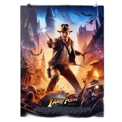 concept art, comic book art, fire, poster transparent PNG cut-out