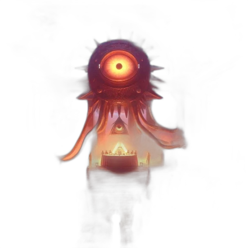 creature, robot, mask, crown transparent PNG cut-out