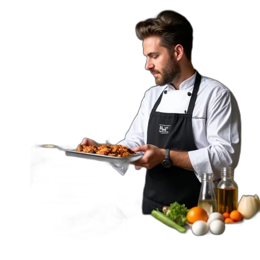 food, staff, photorealistic, 3d render transparent PNG cut-out
