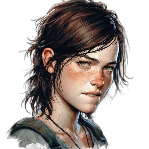 face, weapon, jacket, staff transparent PNG cut-out