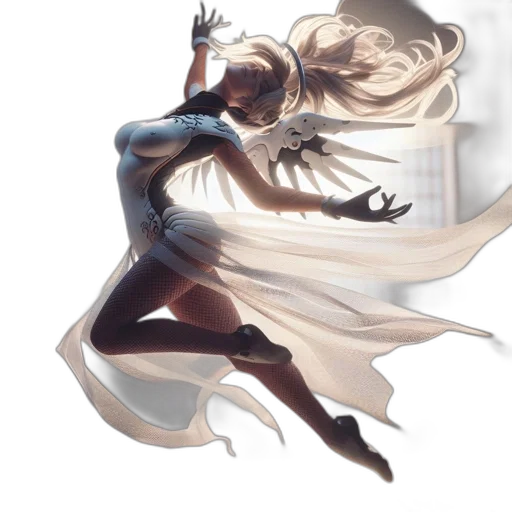 dress, staff, sword, weapon transparent PNG cut-out