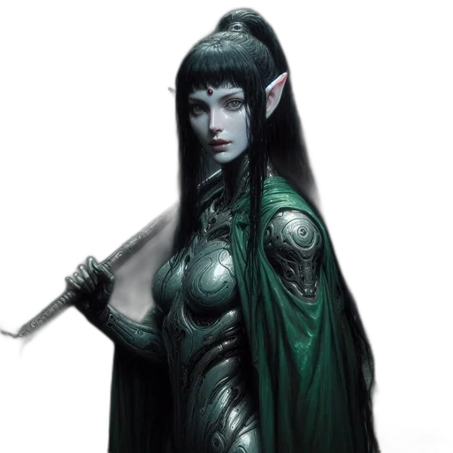 staff, fantasy art, concept art, comic book art transparent PNG cut-out