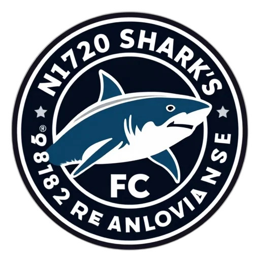 badge, shark, port, melbourne transparent PNG cut-out