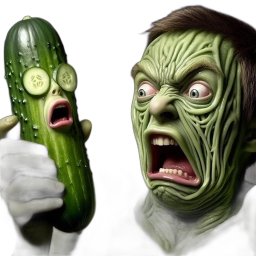 creature, food, face, mask transparent PNG cut-out