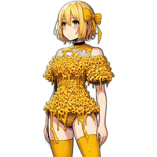 dress, staff, animal, flower transparent PNG cut-out