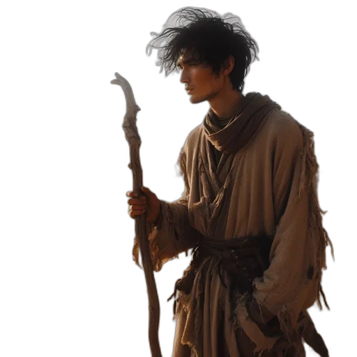 staff, sword, weapon, fantasy art transparent PNG cut-out
