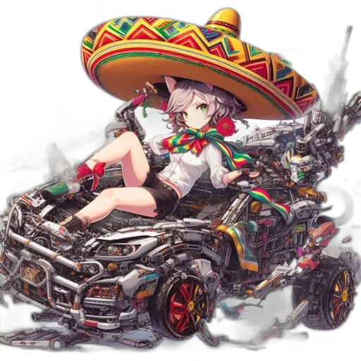 car, weapon, robot, dress transparent PNG cut-out