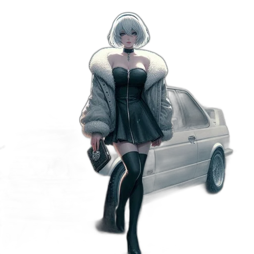 car, dress, robot, jacket transparent PNG cut-out