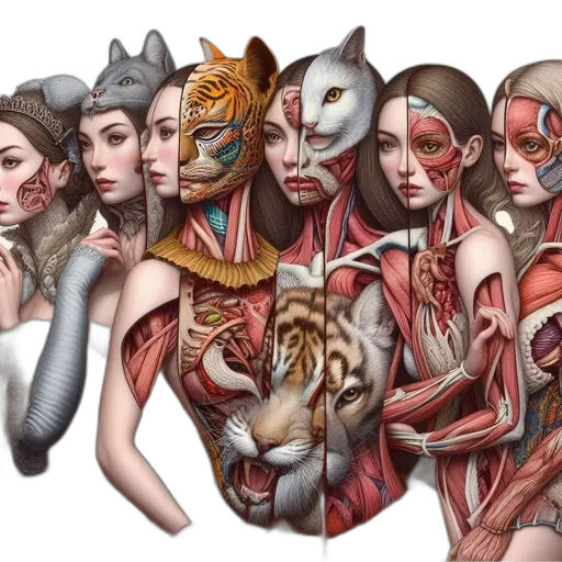 mask, fantasy art, concept art, comic book art transparent PNG cut-out