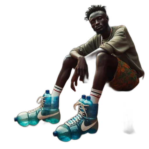 shoes, concept art, 3d render, pixel art transparent PNG cut-out