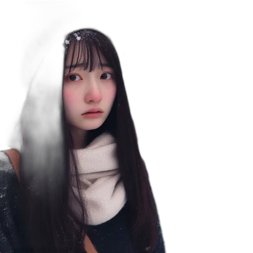 face, hair, creature, robot transparent PNG cut-out