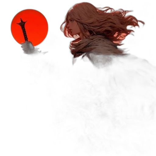 hair, mask, jacket, face transparent PNG cut-out