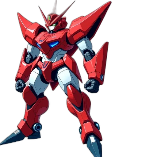 robot, weapon, concept art, 3d render transparent PNG cut-out