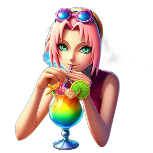 food, jewelry, pixel art, vaporwave transparent PNG cut-out