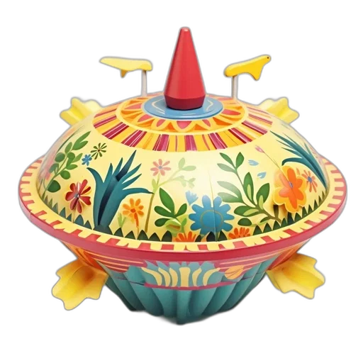 hat, crown, umbrella, 3d render transparent PNG cut-out