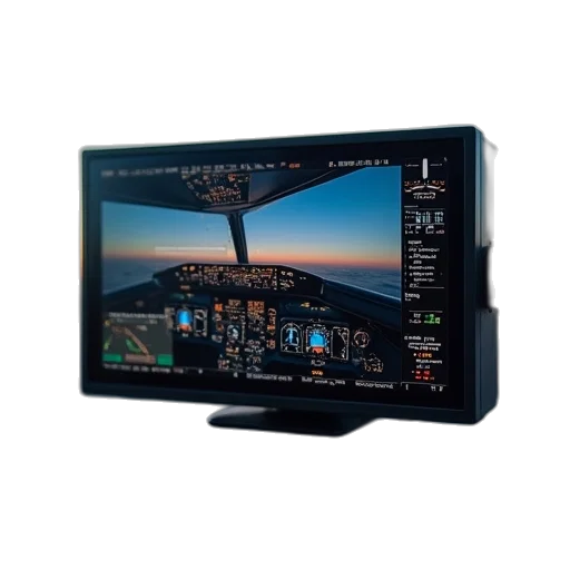 flightdeck, monitor, mount, right transparent PNG cut-out