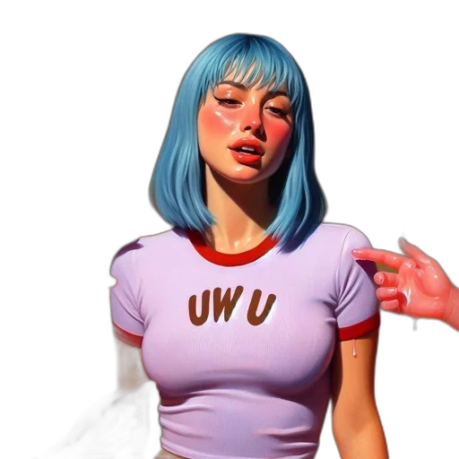 dress, face, robot, hair transparent PNG cut-out