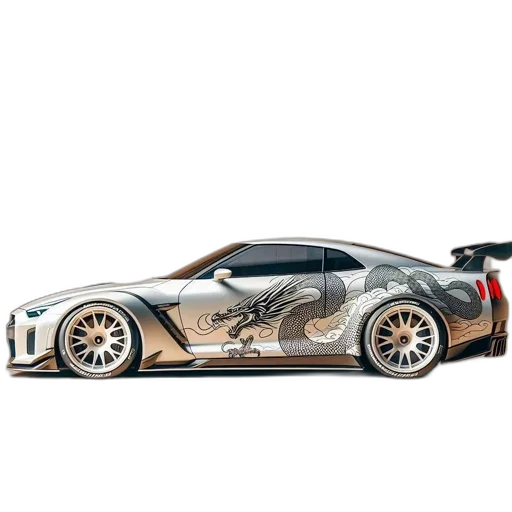 car, 3d render, photorealistic, concept art transparent PNG cut-out