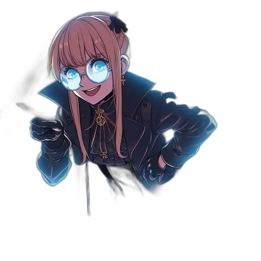 jacket, staff, weapon, mask transparent PNG cut-out