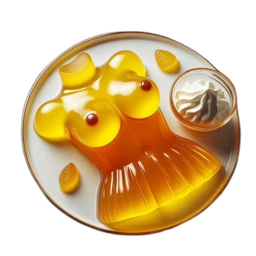 food, jewelry, crown, 3d render transparent PNG cut-out