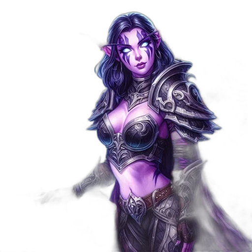 fantasy art, concept art, comic book art, watercolor transparent PNG cut-out