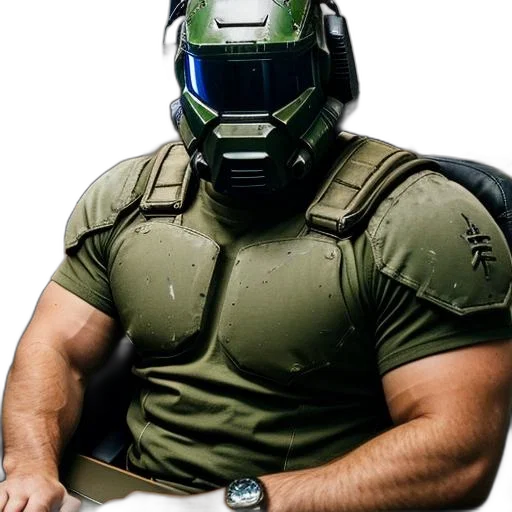 robot, mask, weapon, face transparent PNG cut-out