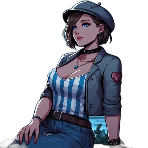 hat, staff, dress, jacket transparent PNG cut-out