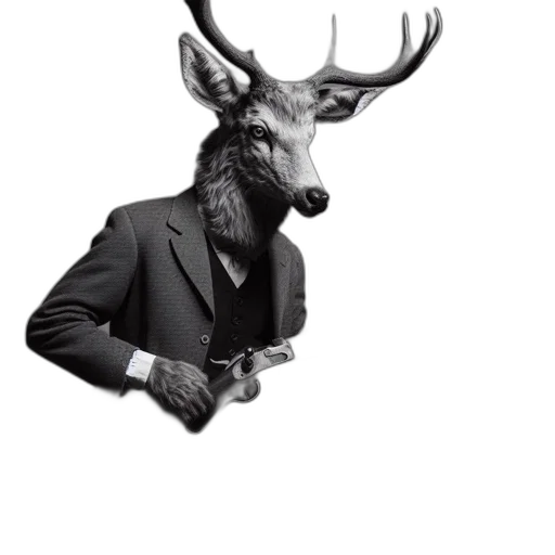 animal, staff, mask, jacket transparent PNG cut-out