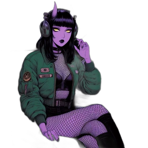 jacket, creature, staff, dragon transparent PNG cut-out