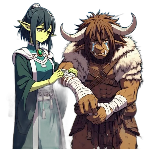 staff, animal, concept art, fantasy art transparent PNG cut-out