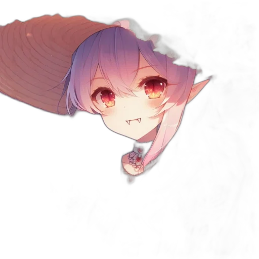 dragon, creature, umbrella, face transparent PNG cut-out