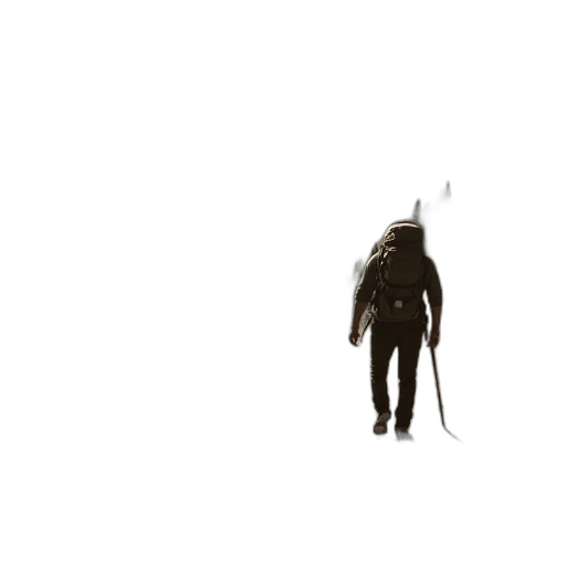 creature, animal, staff, hair transparent PNG cut-out