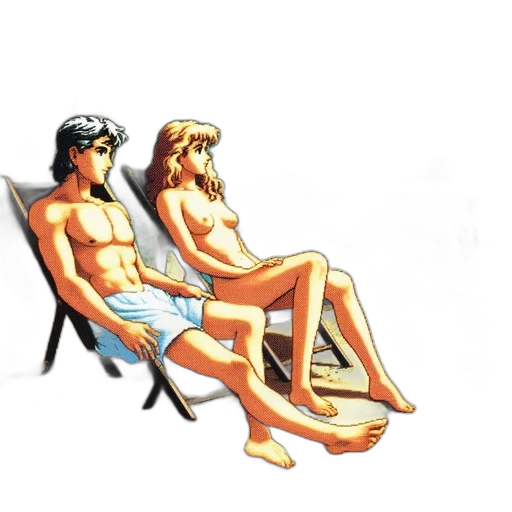 furniture, jewelry, concept art, vaporwave transparent PNG cut-out