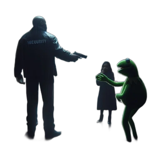 jacket, creature, staff, animal transparent PNG cut-out
