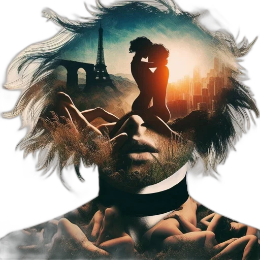 concept art, comic book art, cyberpunk, fantasy art transparent PNG cut-out