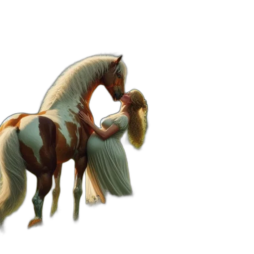 animal, dragon, creature, hair transparent PNG cut-out