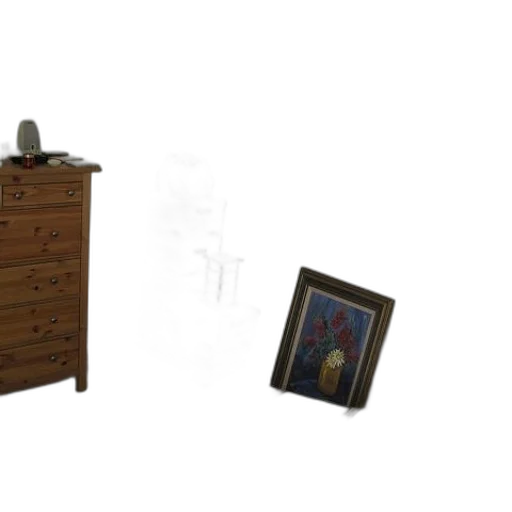 furniture, 3d render, photorealistic, concept art transparent PNG cut-out