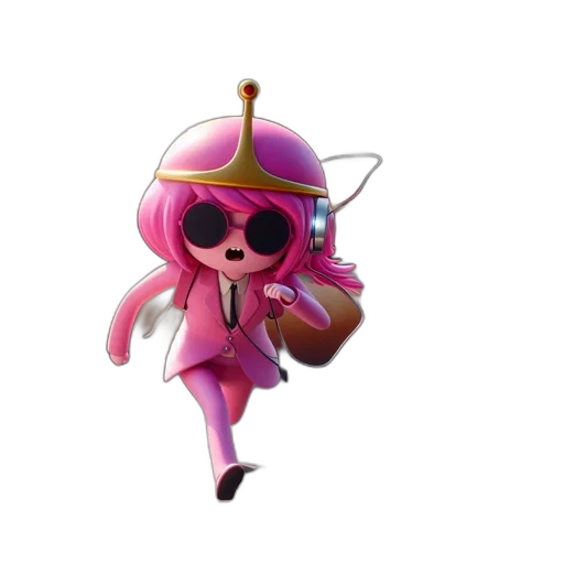 staff, concept art, 3d render, vaporwave transparent PNG cut-out