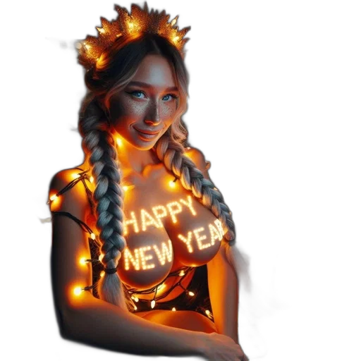 3d render, photorealistic, pixel art, woman transparent PNG cut-out