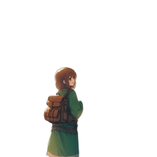jacket, staff, bottle, dress transparent PNG cut-out