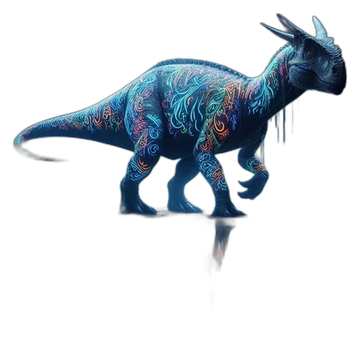 dragon, creature, animal, staff transparent PNG cut-out