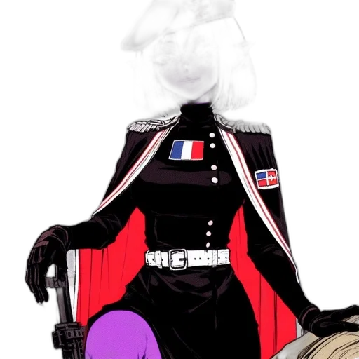 jacket, staff, dress, robot transparent PNG cut-out
