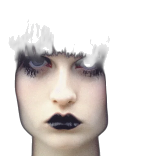 face, mask, hair, creature transparent PNG cut-out