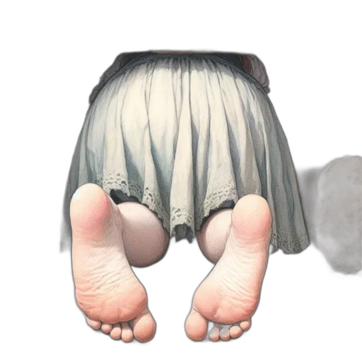 shoes, mask, creature, face transparent PNG cut-out