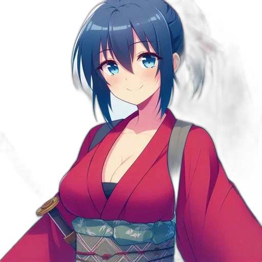 dress, staff, face, sword transparent PNG cut-out